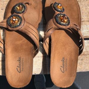 Ladies comfort sandals, comfortable sole, approx 1/2” bottom